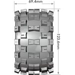 MT Mcross 1/10 Monster Truck Tire (removable hex)