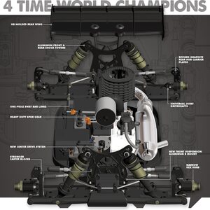 HB Racing D819RS 1/8 Competition Nitro Buggy819