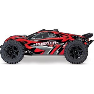 Traxxas Rustler 4X4 XL-5 1/10 Stadium Truck with Batt/Charger