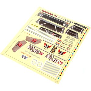ARRMA RC Outcast 6S Blx Clear Bodyshell (Inc. Decals) Ar406086