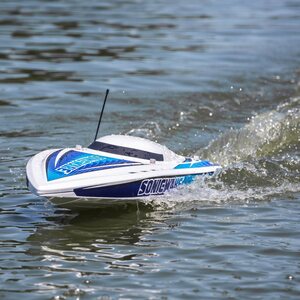 Proboat Sonicwake 36" Self-Righting Brushless Deep-V RTR, Black / White