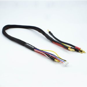 Ultimate Racing UR46504 2 x 2S CHARGE CABLE LEAD w/4mm & 5mm BULLET CONNECTOR (60cm)