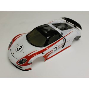 Kyosho PRE-PAINTED 1:10 BODY SHELL PORSCHE 918 WHITE (FAZER VE) K.FAB107