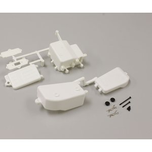 Kyosho Receiver And Battery Box Inferno Mp9 - White K.Iff001W