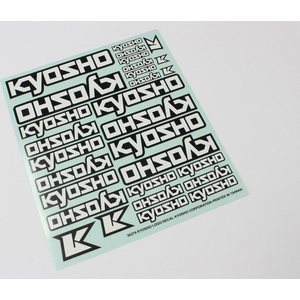 Kyosho DECAL SHEET - KYOSHO LOGO (235x210mm) K.36276