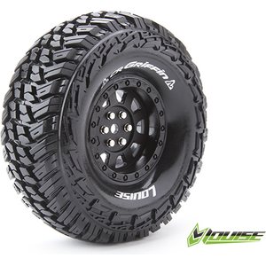 Louise Tire & Wheel CR-GRIFFIN 1.9" Black (2)