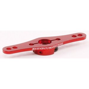 Robitronic Aluminium Servo Double Arm 24T (Same Level) Red