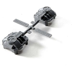Axial AR44 Differential Covers (Silver)
