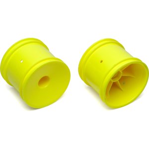 Team Associated 2WD Truck Wheels, 2.2 in, 12 mm Hex, yellow 7853