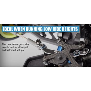 Revolution Design B74 +4MM ALUMINIUM STEERING RACK RDRP0499