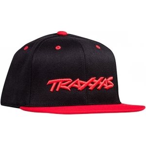 Traxxas 1183-BLR Snap Hat Flat Bill Black/Red Traxxas Logo
