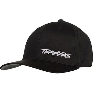 Traxxas 1187-BLW-LXL Flex Hat Curved Bill Black/White Traxxas L-XL