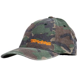 Traxxas 1187-CAMO-LXL Flex Hat Curved Bill CAMO Traxxas L-XL