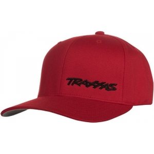 Traxxas 1187-RBL-SM Flex Hat Curved Bill Red/Black Traxxas S-M