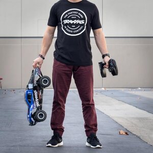 Traxxas 1360-2XL T-Shirt Black Circle Traxxas-logo XXL