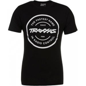Traxxas 1360-S T-Shirt Black Circle Traxxas-logo S