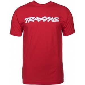 Traxxas 1362-L T-shirt Red Traxxas-logo L