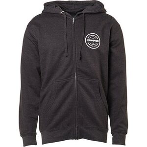 Traxxas 1390-L Hoodie with Zipper Black Traxxas-logo L