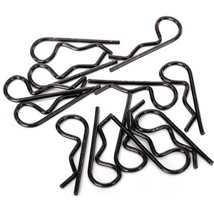 Traxxas 1834A Body Clips Standard Black (12)