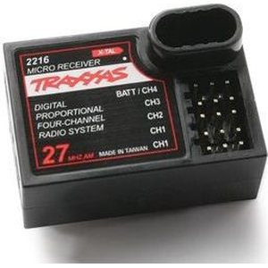 Traxxas 2216 Receiver 2216 Micro 4-channel 27Mhz
