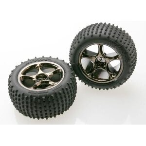 Traxxas 2470A Tires & Wheels Alias Medium/Tracer 2.2" Rear (TSM-Rated) (2)