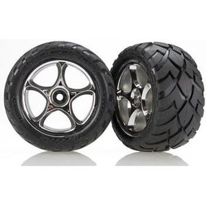 Traxxas 2478R Tires & Wheels Anaconda/Tracer Chrome 2.2" Rear (2)