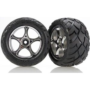 Traxxas 2478R Tires & Wheels Anaconda/Tracer Chrome 2.2" Rear (2)