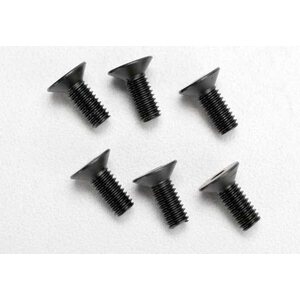 Traxxas 2535 Screws M4x10mm Countersunk Hex Socket (6)