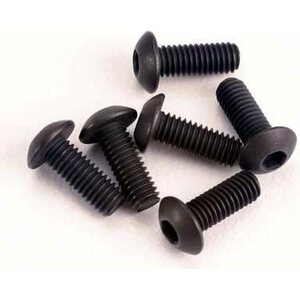 Traxxas 2576 Screws M3x8 Button-head Hex Socket (6)