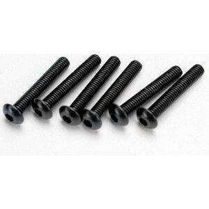 Traxxas 2583 Screws M3x18 Button-head Hex Socket (6)
