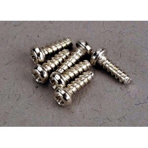 Traxxas 2674 Screws 2x6mm Self-tapping (6)