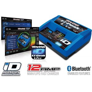 Traxxas 2971GX EZ-Peak Live 12A NiMH/LiPo Laddare Auto ID