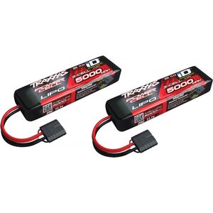 Traxxas 2990GX Charger EZ-Peak Dual 8A and 2 x 3S 5000mAh Battery Combo