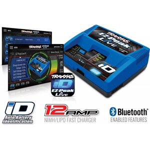 Traxxas 2996GX Charger EZ-Peak Live 12A & 4S 5000mAh LiPo Combo