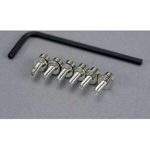 Traxxas 3159 Screws M3x10mm caphead w/ Lock Washers (6) + Hex Wrench