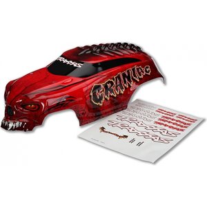 Traxxas 3634R Body Craniac Red