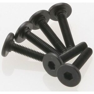 Traxxas 3646 Screws M3x15mm Flat-head Hex Socket (6)