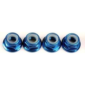 Traxxas 4147X Locking Nut M5 Blue Aluminium (4)