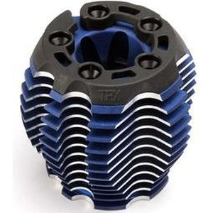 Traxxas 5238R Cooling Head Blue (with Protector) TRX 3.3
