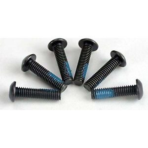 Traxxas 5282 Screws M3x12mm Button-head Hex Socket w/ Threadlock (6)