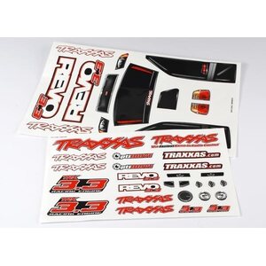 Traxxas 5313R Decal sheets Revo 3.3