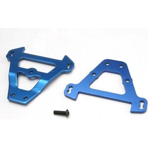 Traxxas 5323 Bulkhead Tie Bars Front & Rear Aluminium Blue