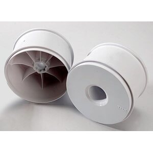 Traxxas 5371 Wheels Dished White (17mm) 3.8" (2)