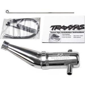 Traxxas 5487 Tuned Pipe Aluminium 2-chamber Angled