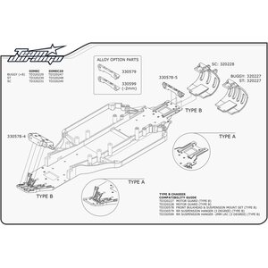 Team Durango DIMEC CHASSIS DEX210 (+8mm) (Type B)