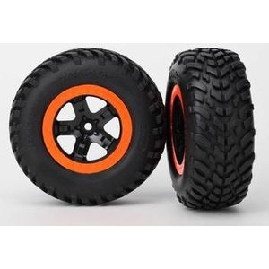Traxxas 5864 Tires & Wheels SCT/SCT 2WD Front (2)