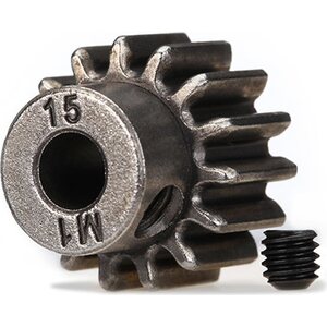 Traxxas 6487X Pinionear 15T 1.0M Pitch for 5mm shaft