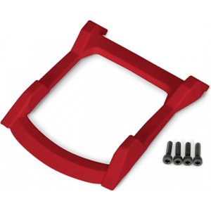 Traxxas 6728R Body Skid Plate Roof Red Rustler 4x4