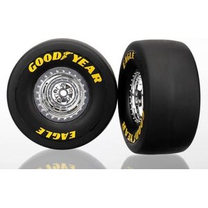 Traxxas 6973 Tires & Wheels Rear Funny Car (2)