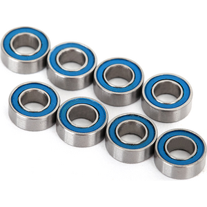 Traxxas 7019R Ball bearings, blue rubber sealed (4x8x3mm) (8)
